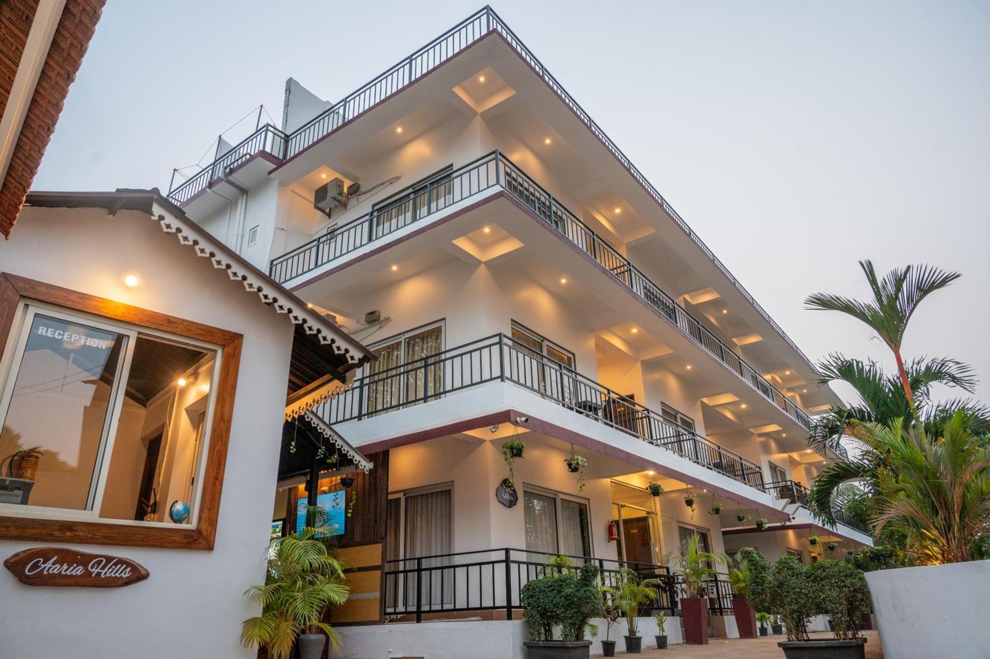 Aaria Hills Hotel Arambol Bagian luar foto